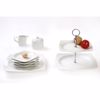 Cryspo Trio Set Tsagou 15 Temaxion Lefki Porselani 'QUADRO WHITE' 5500031